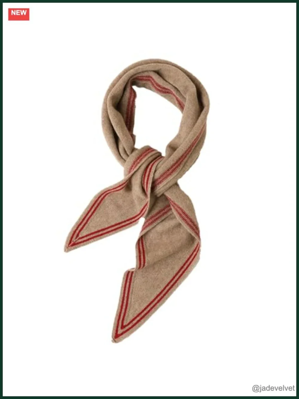 100% Cashmere Triangle Scarf Lightweight Fashion Neck Scarf for Women Men 49x12